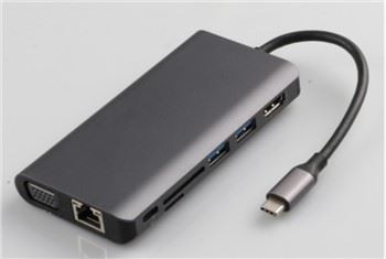 8 میں 1 ٹائپ سی حب