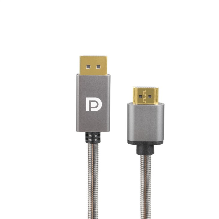 سٹینلیس سٹیل DP1.2V مرد سے HDMI فیمیل 2۔{3}}V اڈاپٹر