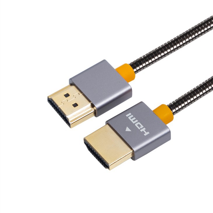 سٹینلیس سٹیل HDMI سے HDMI 4K کیبل